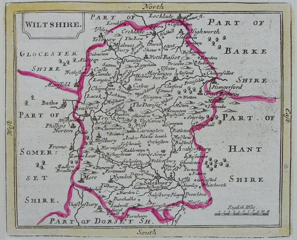 Map of Wiltshire - Seller-Grose